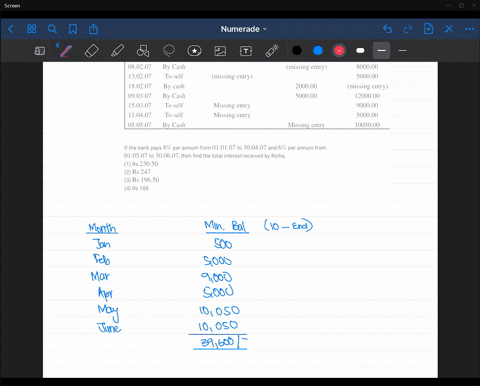 a-page-from-richas-pass-book-is-given-below-answer-the-following-questions-by-finding-the-missing--3