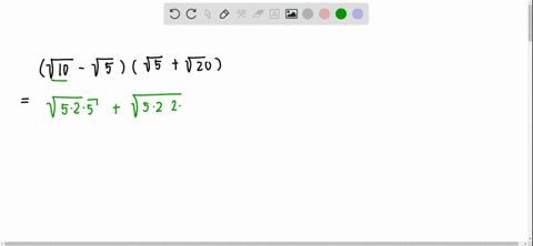 simplify-each-expression-use-the-five-guidelines-given-in-this-section-sqrt10-sqrt5sqrt5sqrt20