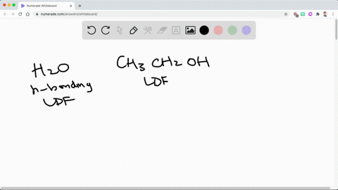 Solved In A Solution Prepared By Mixing Equal Masses Of Water And