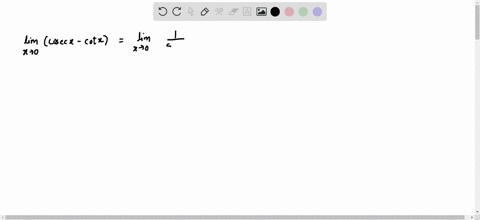 evaluate-the-following-limits-lim-_x-rightarrow-0operatornamecosec-x-cot-x