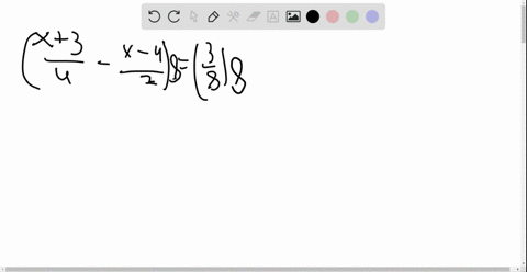 solve-the-equation-fracx34-fracx-42frac38