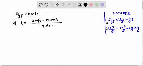 a-ball-is-thrown-vertically-upward-from-the-ground-with-an-initial-speed-of-150-mathrmm-mathrms-a-ho
