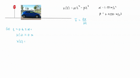 a-honda-civic-travels-in-a-straight-line-along-a-road-the-cars-distance-x-from-a-stop-sign-is-given