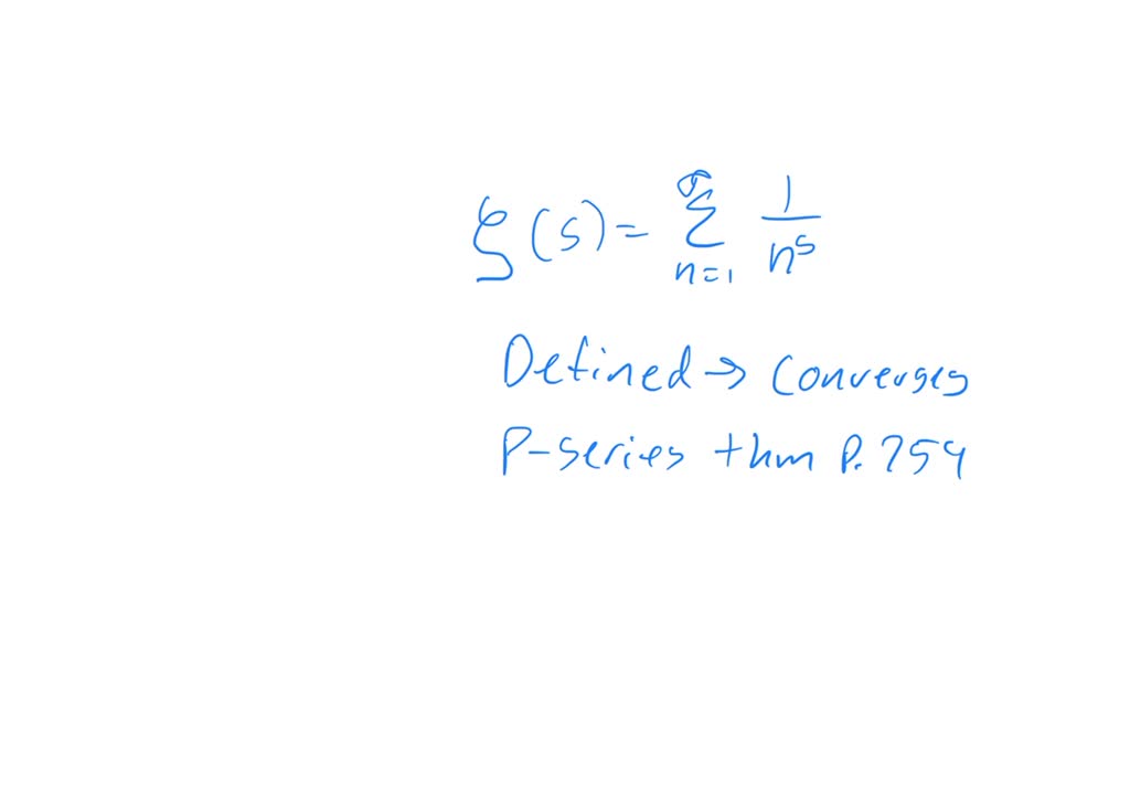 Riemann Zeta Function The Riemann zeta function for real numbers is ...