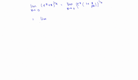 lim-_x-rightarrow-0leftexxrightfrac1xlefttext-ans-e2right