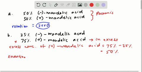 -mandelic-acid-has-a-specific-rotation-of-158-what-would-be-the-observed-specific-rotation-of-each-2
