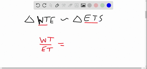 given-triangle-mathrmwte-sim-triangle-mathrmets-prove-et-is-the-geometric-mean-between-wt-and-ts-fig
