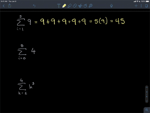calculate-the-sums-beginarraylltext-a-sum_i15-9-text-b-sum_i05-4endarray-quadmathrmc-sum_k24-k3