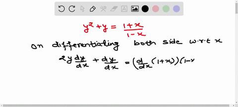 use-implicit-differentiation-to-find-the-derivative-of-y-with-respect-to-x-y2y1x-1-x
