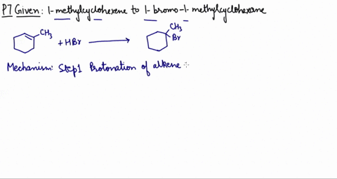 propose-a-two-step-mechanism-for-the-addition-of-hbr-to-1-methylcyclohexene-to-give-1-bromo-1-meth-2