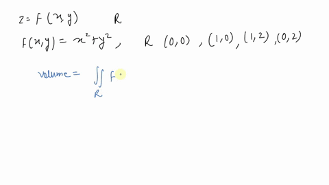 find-the-volume-of-the-solid-bounded-above-by-the-surface-zfx-y-and-below-by-the-plane-region-r-fx-3