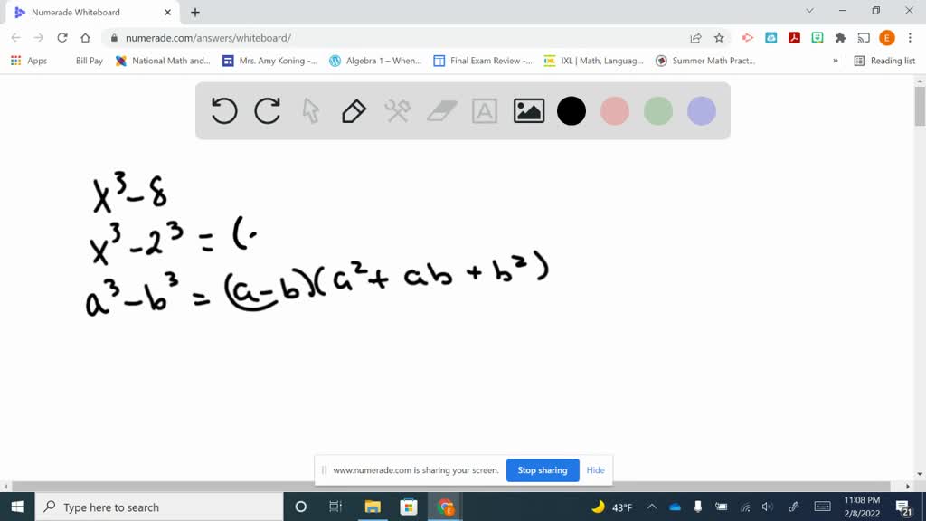 SOLVED Factor X 3 8