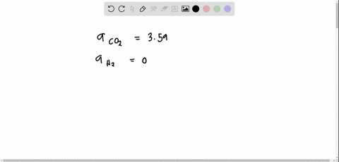 SOLVED:The following table lists the van der Waals a parameters for CO2 ...