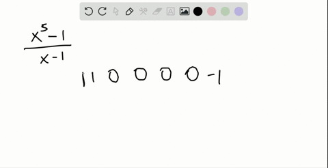 in-problems-7-18-use-synthetic-division-to-find-the-quotient-and-remainder-when-x5-1-text-is-divided