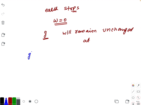 if-the-earth-stops-rotating-about-its-axis-the-acceleration-due-to-gravity-will-remain-unchanged-at-