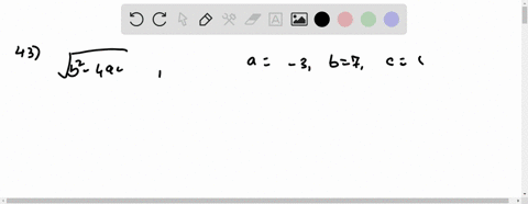 evaluate-sqrtb2-4-a-c-for-the-given-values-a-3-b7-c5