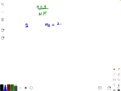for-an-electron-on-the-n6-level-of-hydrogen-how-many-different-sets-of-quantum-numbers-are-there