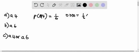 a-single-die-is-tossed-find-the-probability-and-the-odds-that-the-die-is-as-specified-a-a-4-b-a-6-c-