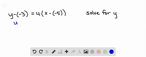 solve-each-equation-for-y-y-34x-5