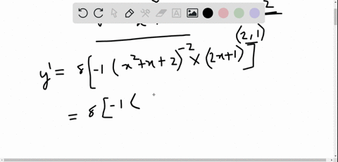 find-the-equation-of-the-tangent-line-to-the-curve-yfrac8x2x2-at-x2