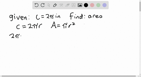 a-circle-has-a-circumference-of-2-pi-in-which-calculation-of-the-area-is-incorrect-explain-a-the-cir