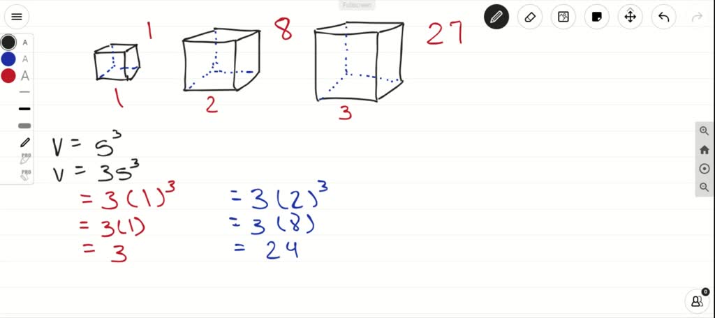 SOLVED:Three cubes have edges of lengths 1,2, and 3 units respectively ...