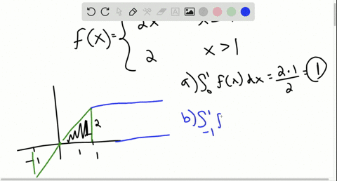 in-each-part-evaluate-the-integral-given-that-fxleftbeginarrayll2-x-x-leq-1-2-x1endarrayright-a-in-3