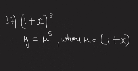 SOLVED:Differentiate (1+x)^5