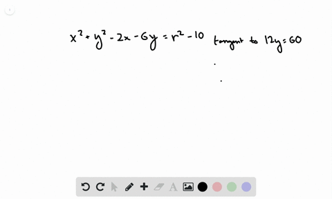 if-the-circle-x2y2-2-x-6-yr2-10-is-tangent-to-the-line-12-y60-the-value-of-r-is-a-1-b-2-c-3-d-4-e--2