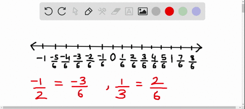 graph-the-numbers-on-a-number-line-then-write-two-inequalities-that-compare-the-two-numbers-frac12-t