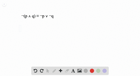 use-a-truth-table-to-verify-the-first-de-morgan-law-negp-wedge-q-equiv-neg-p-vee-neg-q