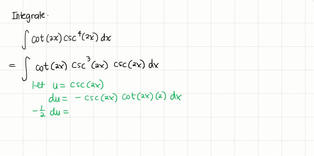 solved-find-each-integral-int-cot-2-x-csc-4-2-x-d-x