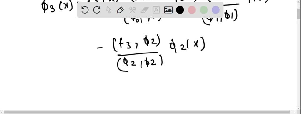 SOLVED:The Gram-Schmidt process for constructing an orthogonal set that ...