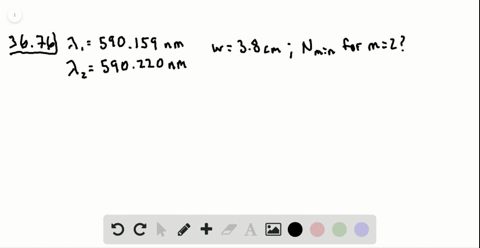 a-beam-of-light-consists-of-two-wavelengths-590159-mathrmnm-and-590220-mathrmnm-that-are-to-be-resol