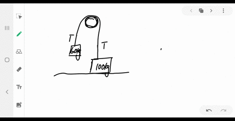 what-is-the-tension-in-the-rope-of-figure-ex712