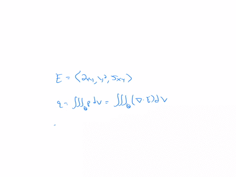 use-gauss-law-for-electricity-and-the-relationship-qiiint_q-rho-d-v-for-mathbfeleftlangle-2-x-y-y2-2
