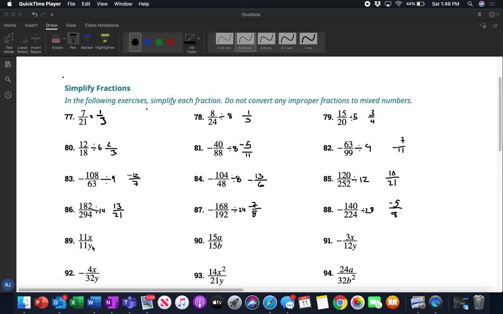 Reduce each fraction to simplest form. \frac{(x-1…