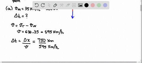 an-airplane-maintains-a-speed-of-630-mathrmkm-mathrmh-relative-to-the-air-it-is-flying-through-as-it
