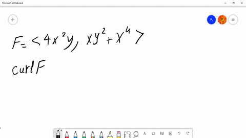compute-the-two-dimensional-curl-of-mathbffleftlangle-4-x3-y-x-y2x4rightrangle
