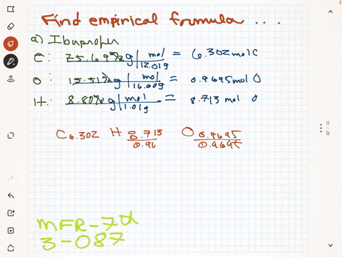 what-are-the-empirical-formulas-of-each-of-the-following-substances-a-ibuprofen-a-headache-remedy--2