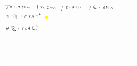 a-sphere-of-radius-0350-mathrmm-temperature-270circ-mathrmc-and-emissivity-0850-is-located-in-an-env