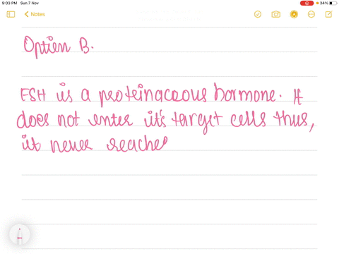 which-one-of-the-following-hormone-never-reaches-to-cytoplasm-a-estrogen-b-fsh-c-progesterone-d-test