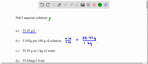 which-two-solutions-have-the-same-concentration-a-5545-mathrmg-mathrmnacl-mathrml-solution-b-5545-2