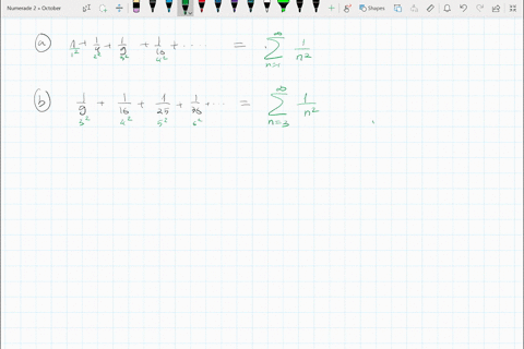 write-in-summation-notation-beginarrayltext-a-1frac14frac19frac116cdots-quad-text-b-frac19frac116fra