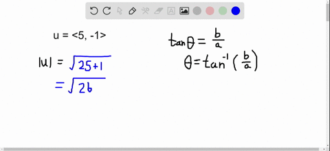 find-the-magnitude-and-direction-angle-of-the-given-vector-mathbfulangle-5-1rangle