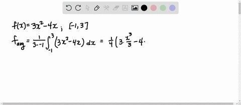 find-the-average-value-f_text-ave-of-the-given-function-on-the-indicated-interval-fx3-x2-4-x-quad-13