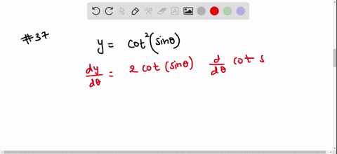 7-46-find-the-derivative-of-the-function-ycot-2sin-theta-2