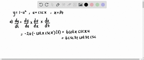find-d-y-d-t-a-by-the-chain-rule-and-b-by-writing-y-as-a-function-of-t-and-then-differentiating-y1-u