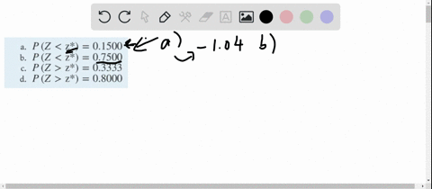 find-the-value-of-a-that-yields-the-probability-shown-a-pleftzaright-015-mathrmcd-b-pleftza4right-07