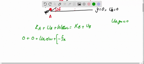 a-wooden-block-with-mass-150-mathrmkg-is-placed-against-a-compressed-spring-at-the-bottom-of-an-in-2